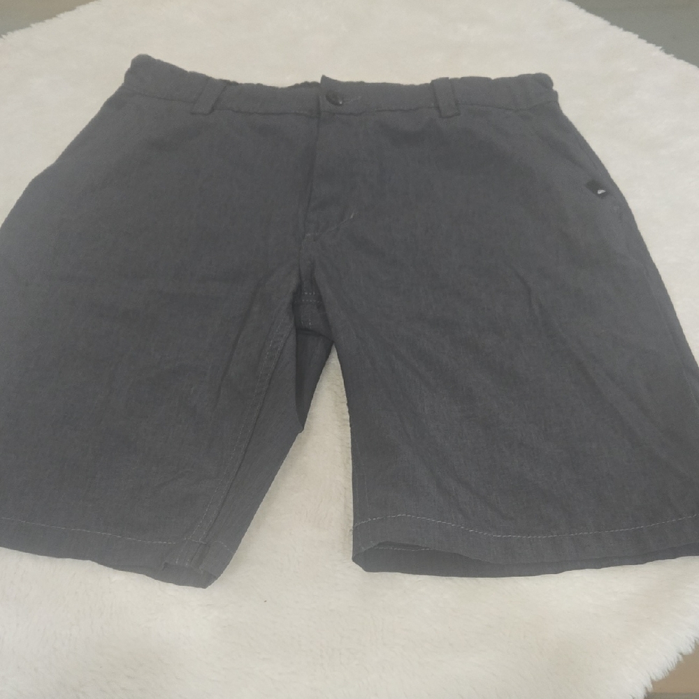 Quiksilver Men's Charcoal Flat Front Shorts